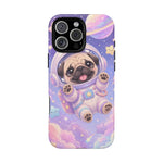Cute Astronaut Pug Phone Case | Space Puppy Galaxy Stars