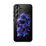 Holographic Skull Phone Case, Shattered Glass Iridescent Cover