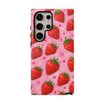Retro Strawberry Y2K Art Tough Phone Case