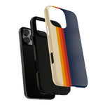 Retro Rainbow Stripe Phone Case | Tough Phone Case
