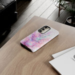 Pastel Galaxy Glitter Splash phone case | tough cover