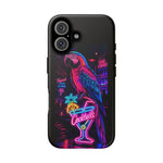 Neon Parrot Cocktails phone case | Tough Cases