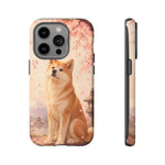 Akita Cherry Blossom Phone Case Sakura Dog Lover Gift