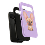 French Bulldog Bat Ears Kawaii Pet Dog Art Tough Phone Case