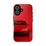 Red Miata Phone Case, NA MX5 90s JDM Roadster Tough Cover