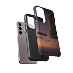 Temple Bell Sunset Phone Case Japan Zen Tough Case