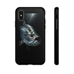 Tarpon Fishing Phone Case, Saltwater Portrait Black Cover, Gift