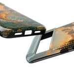 Leaping Golden Trout Lake Scene phone case | Tough Cover
