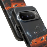 Orange C6 Neon Car Meet Tough Phone Case