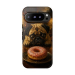 Pug Donut Dilemma Tough Phone Case