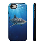 Tiger Shark Phone Case, Dappled Blue Water Tough Cover