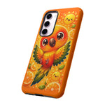 Sun Conure Kawaii Citrus Art Tough Phone Case