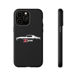 1970 Camaro Z28 White Silhouette Tough Phone Case Cover Gift