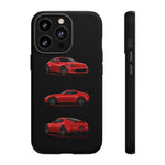 Red 370Z Sports Coupe Tough Phone Case for JDM Enthusiasts