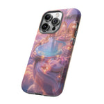 Floating Pool Deck Phone Case, Pastel Cloud 3D Render Cover