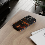 Challenger RT Phone Case, Rainy City Night Muscle Car Tough Cover