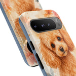 Miniature Poodle Whimsical Watercolor Art Tough Phone Case