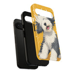 Sheepdog Hair Flip Phone Case Funny Dog Lover Gift