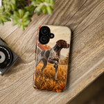 German Shorthaired Pointer Pointing Art Tough Phone Case