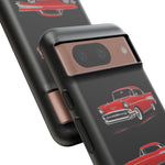 Red 1957 Bel Air Classic Car Phone Case Tough American Multi View
