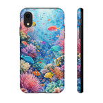 Underwater Coral Reef Phone Case | Colorful Tropical Fish Ocean Scene