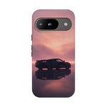 C8 Corvette Silhouette Pastel Horizon Case