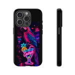 Neon Parrot Cocktails phone case | Tough Cases