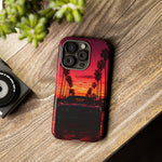 Black Gold Trans Am Sunset Tough Phone Case - Palm Boulevard Art