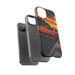 Orange C8 Z06 Flat Plane V8 Speed Art Tough Phone Case