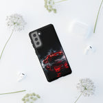 Z06 C8 Phone Case, Red Smoke Studio Reflection Cover