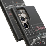 C3 Stingray Phone Case Black Sports Car Tough Cover Gift