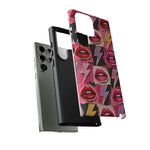 Pop Art Lips and Lightning Bolt Phone Case