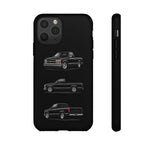 Black Silverado Classic Pickup Tough Phone Case for Chevy Truck Fans