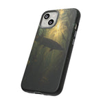 Northern Pike Fishing Phone Case, Weed Bed Silhouette Cover, Gift