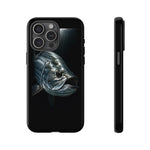 Tarpon Fishing Phone Case, Saltwater Portrait Black Cover, Gift