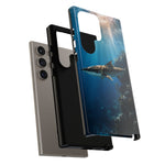 Cobia Reef Phone Case, Shaft of Light Ocean Fishing Tough Cover