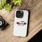 White C7 Z06 Phone Case for Chevy Vette Fans, Tough Cover