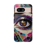 Starry Eye Mosaic phone case | Tough Cover