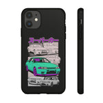 R32 Skyline GT-R Manga Style JDM Tough Phone Case Cover Gift