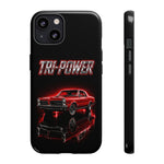 Tri-Power Classic Muscle Car GTO phone case | Retro Automotive Graphic