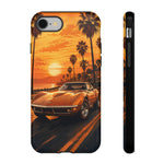 Orange Corvette C3 Stingray Sunset Palms Phone Case
