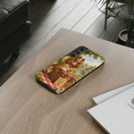 Cocker Spaniel Picnic Scene phone case | vintage dog art