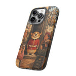 Corgi Royal Guard phone case | Cute British corgi soldier illustration