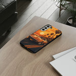 Orange Corvette C3 Stingray Sunset Palms Phone Case