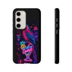 Neon Parrot Cocktails phone case | Tough Cases