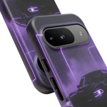 Midnight Charger Violet Neon Tough Phone Case