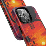 Basketball Court Sunset Phone Case | Tough Phone Case