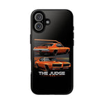 1969 GTO Judge Orange Muscle Car Tough Phone Case Cover Gift