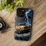 Yellow Chevelle SS Lightning Tough Phone Case Cover Gift Art