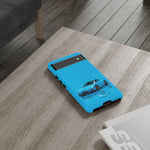 RX-7 Cyan Studio Phone Case Studio Color Match Car Art